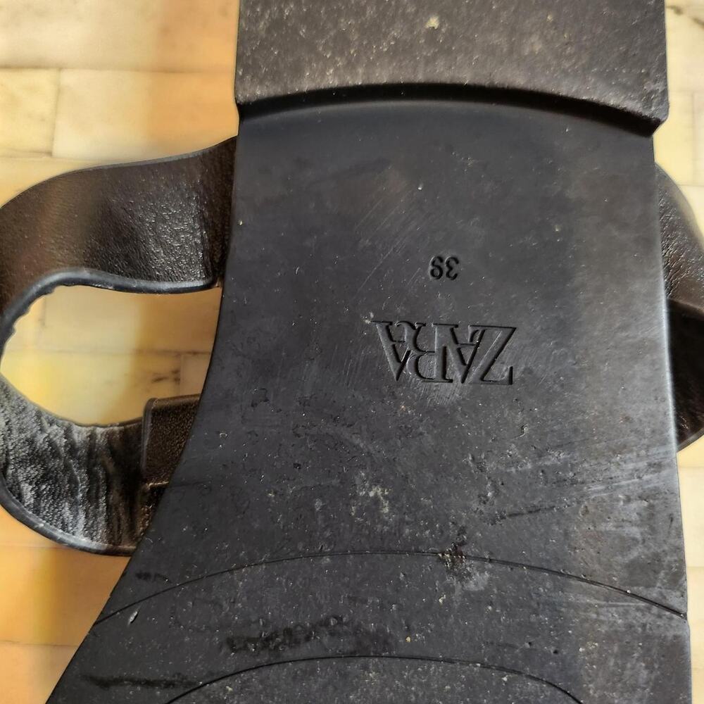 Zara faux pearl slide sandals - Picture 6 of 6
